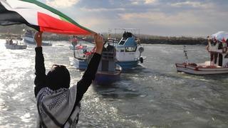 Sumud Filosu'na teknelerle destek verip zulme ‘Dur' dediler