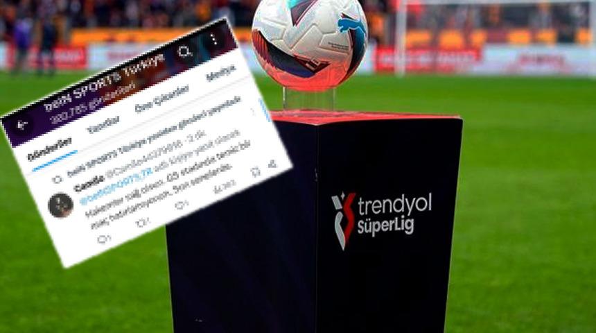 Yayıncı kuruluş Bein Sport'tan skandal paylaşım! Taraftarların tweetini retweet ettiler... Sosyal medyada tepkiler dinmedi...