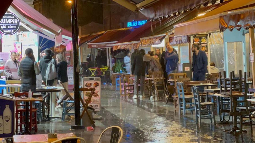 Çanakkale de dolu yağışı etkili oldu 1
