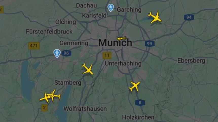 Münih Havalimanı'nda ikinci kez dron alarmı: Uçuşlara kapatıldı
