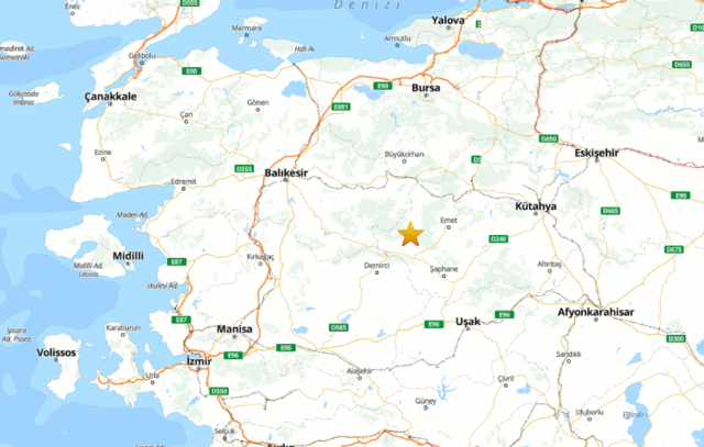 Kütahya'da sabah saatlerinde korkutan deprem!