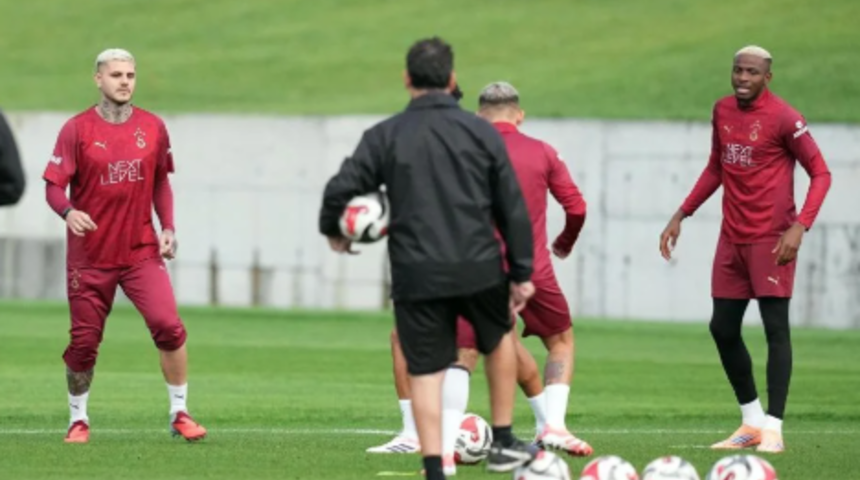 Beşiktaş derbisine saatler kala Galatasaray'da Osimhen sürprizi! Antrenmanda flaş gelişme