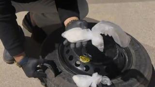 Yedek lastikten uyuşturucu çıktı: 2 tutuklama