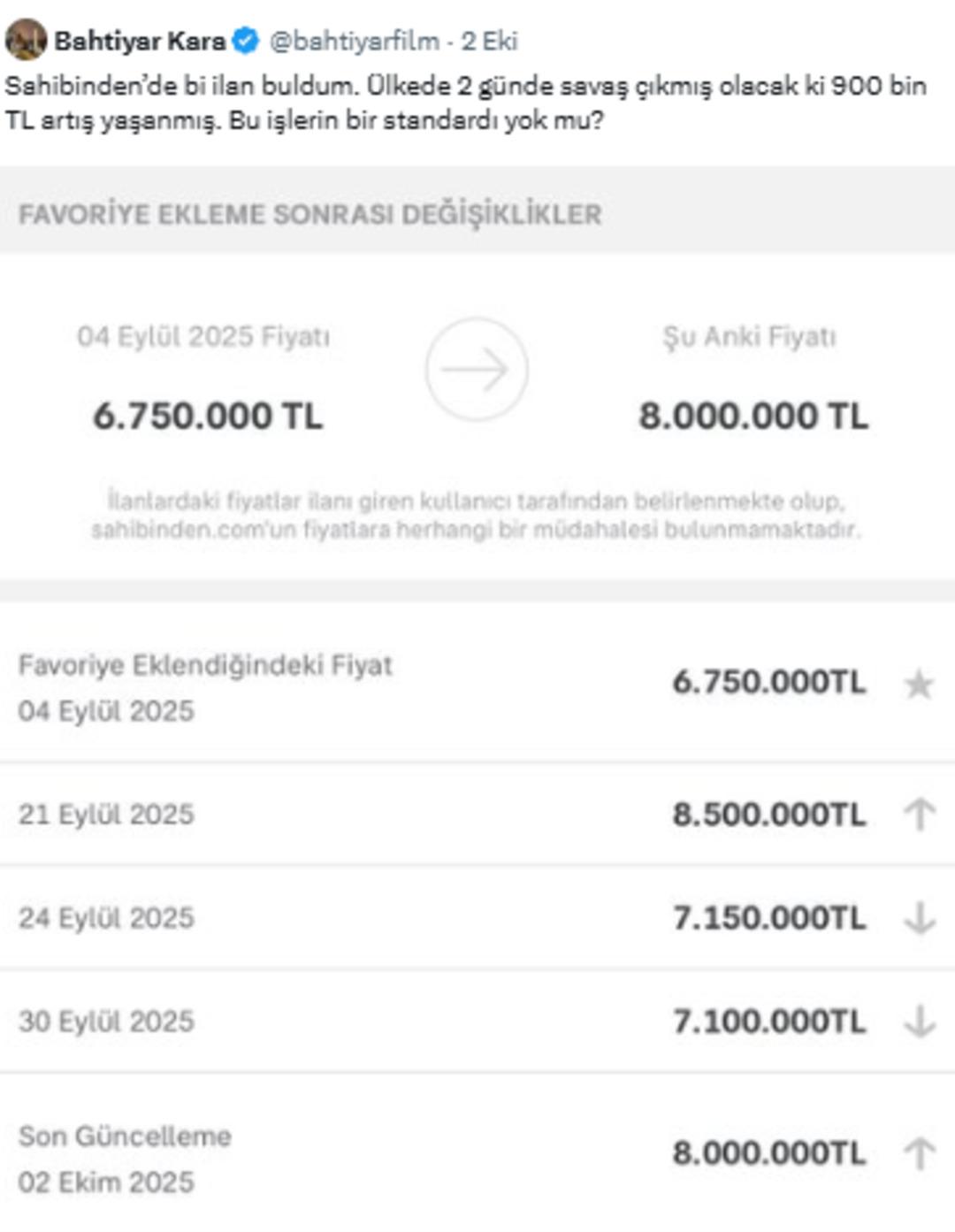  Savaş çıktı herhalde  Fahiş zam isyan ettirdi! Bakanlıktan o ilanlara sert müdahale 3