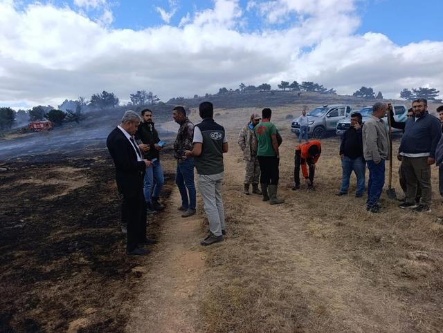 Konya da orman yangını kontrol altında 1