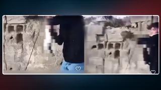 Konya'da vahşet dolu görüntüler! Kediyi havalandırıp yere attı