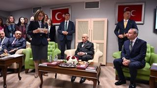 Bahçeli, partisinin Siyaset ve Liderlik Okulu'nun yeni eğitim yılı açılışına katıldı