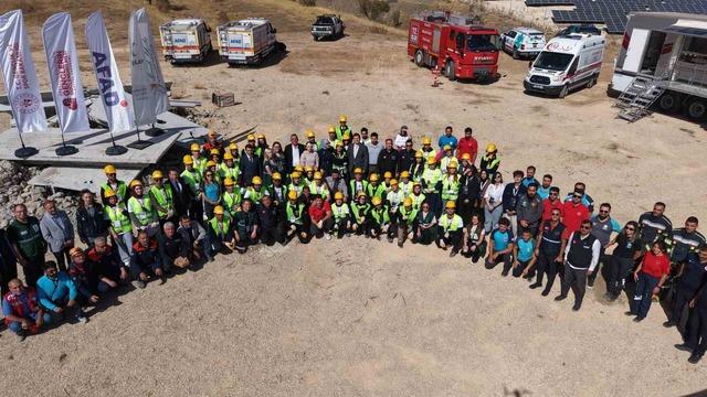 Elazığ’da afet tatbikatı: Palu’da deprem senaryosu canlandırıldı