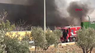 Kilis'te yangın! 2 saatte söndürüldü