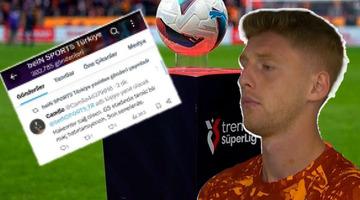 Bein Sports'un retweet paylaşımına Galatasaray'ın genç ismi Metehan Baltacı'dan tepki! ''Bunu da retweet yapın...''