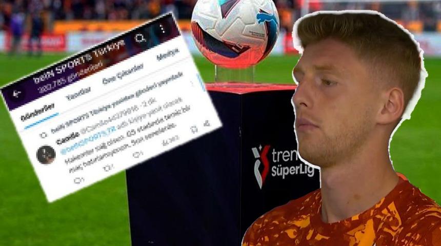 Bein Sports'un retweet paylaşımına Galatasaray'ın genç ismi Metehan Baltacı'dan tepki! ''Bunu da retweet yapın...''