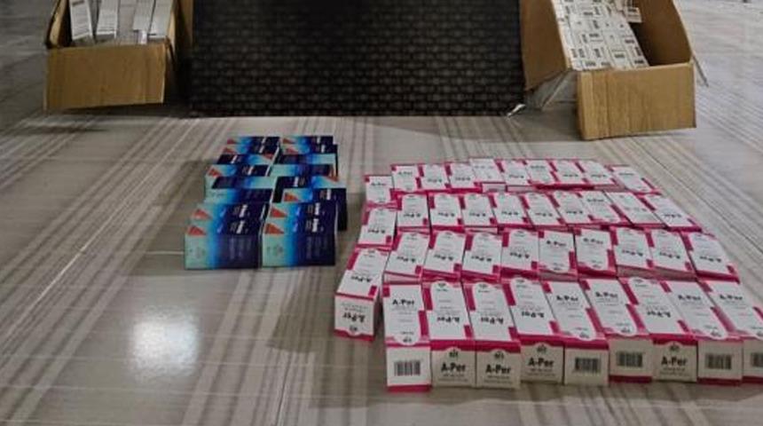 2,5 milyon TL değerinde kaçak ilaç ele geçirildi
