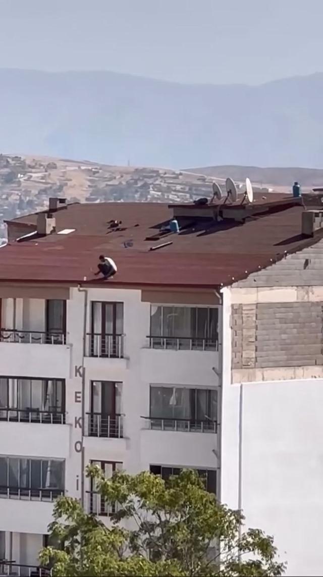 Elazığ’da tedbirsiz çalışma yürekleri ağza getirdi 1