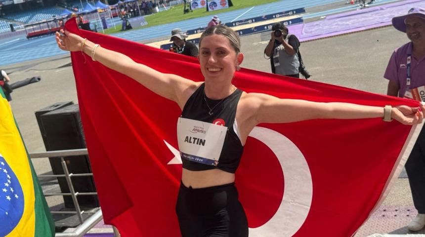 Milli para atlet Fatma Damla Altın, Dünya Şampiyonası'nda ikinci oldu