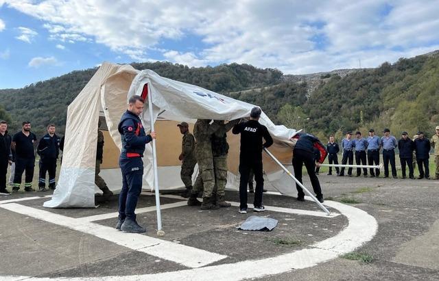 AFAD’dan çadır kurma eğitimi 1