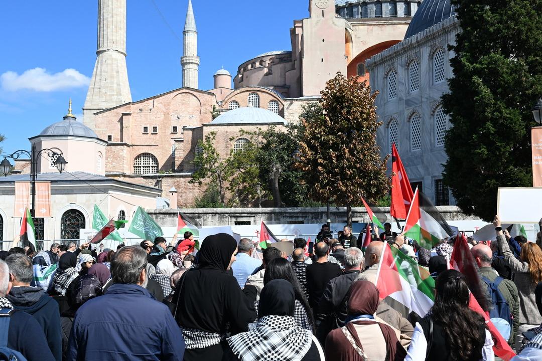 Türkiye nin 81 ilinde Gazze ye destek yürüyüşü: Binlerce kişi Filistin için bir araya geldi 6