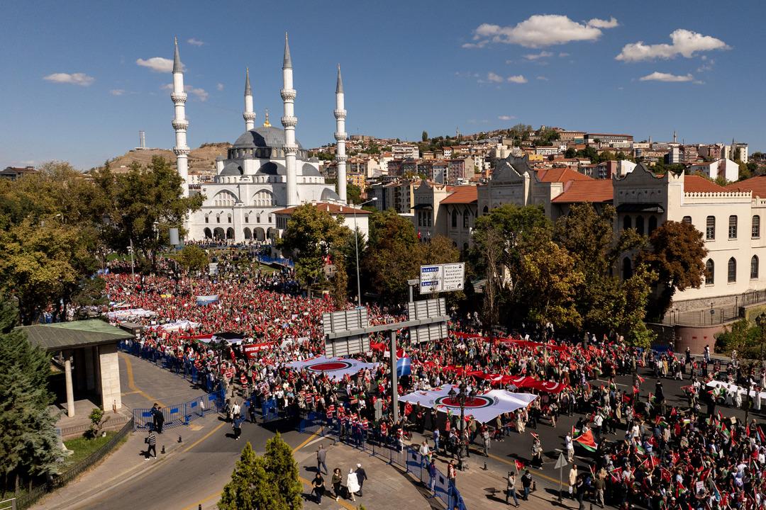 Türkiye nin 81 ilinde Gazze ye destek yürüyüşü: Binlerce kişi Filistin için bir araya geldi 1