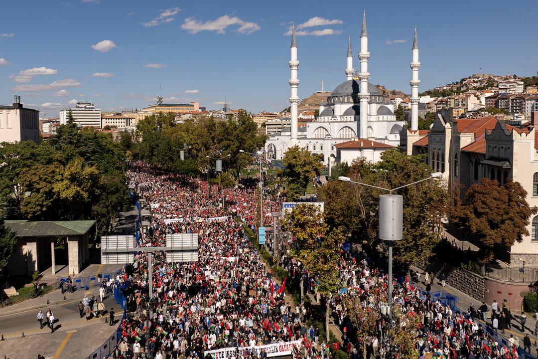 Türkiye nin 81 ilinde Gazze ye destek yürüyüşü: Binlerce kişi Filistin için bir araya geldi 4