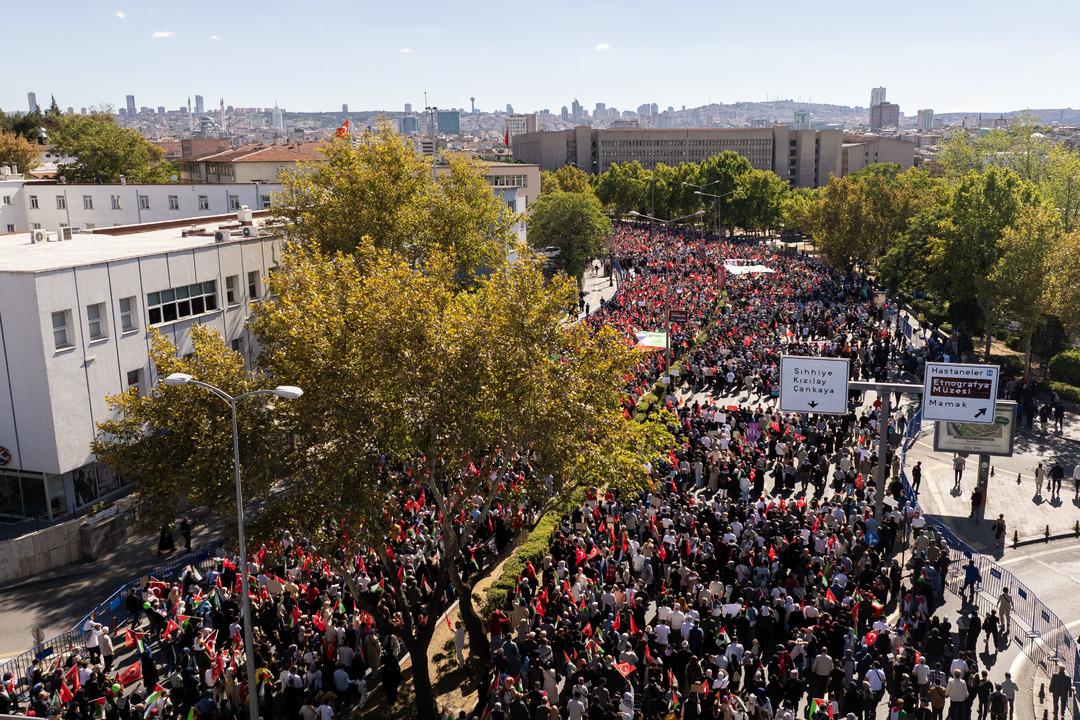 Türkiye nin 81 ilinde Gazze ye destek yürüyüşü: Binlerce kişi Filistin için bir araya geldi 8