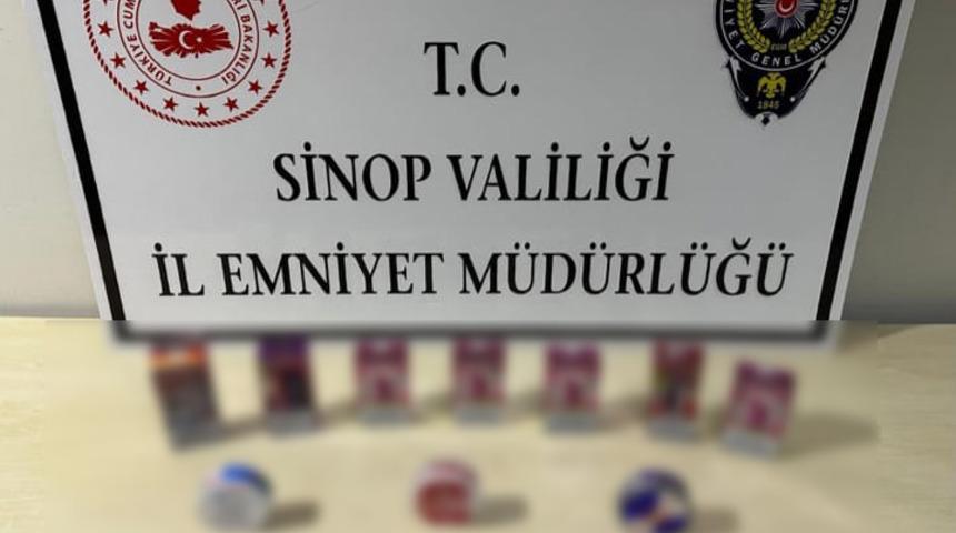 Sinop'ta uyuşturucu operasyonu! Yakalanan zanlı tutuklandı