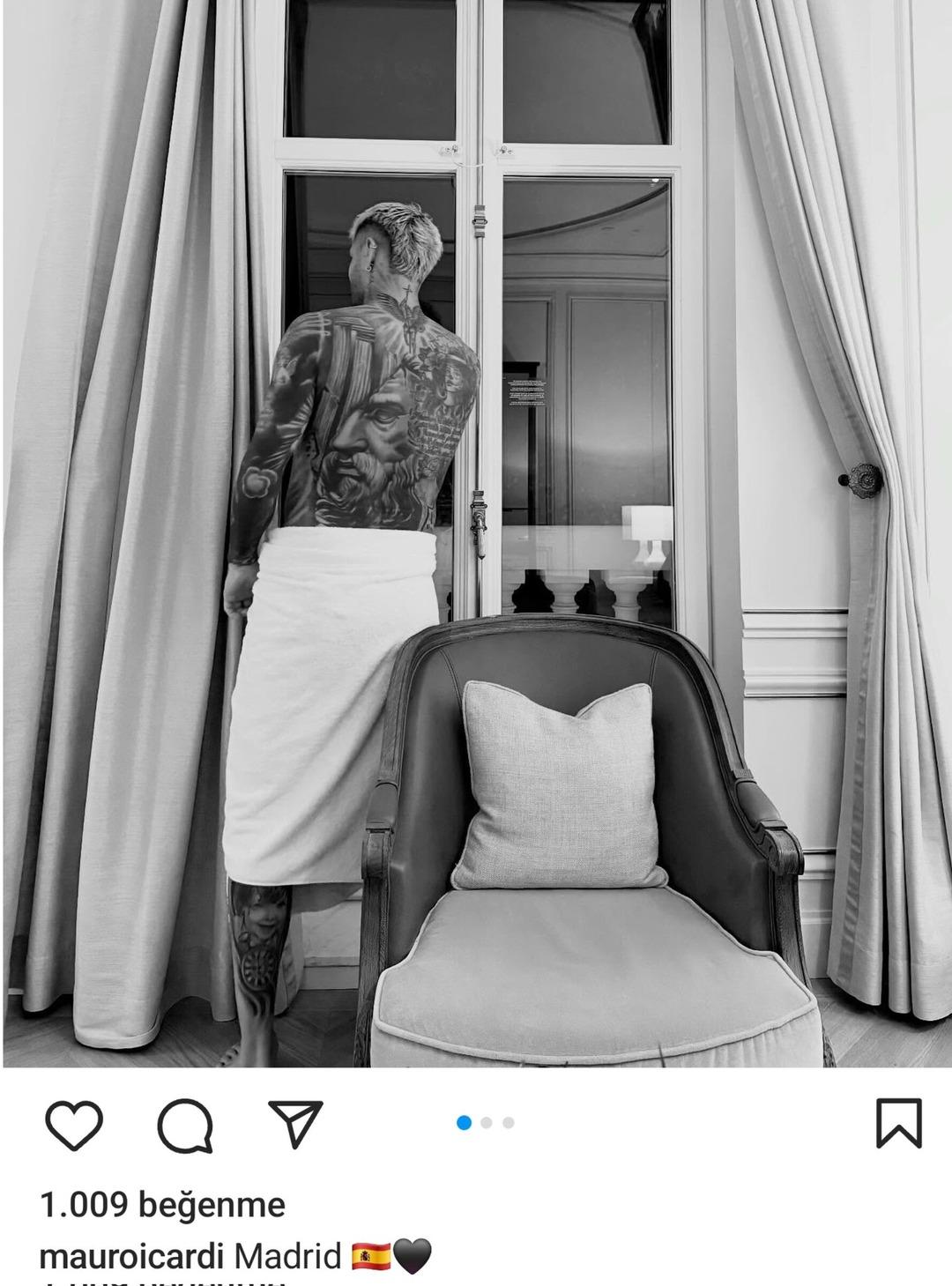 Galatasaray ın yıldız oyuncusu Mauro Icardi derbi sonrası İspanya ya gitti! Sosyal medya bu olayı konuşuyor... 1