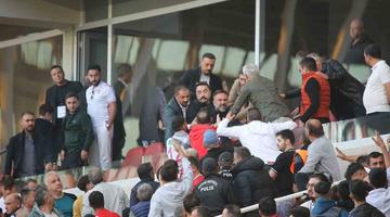 Trendyol 1.Lig'de Sivasspor ile Serik Spor karşılaştı! Maçın son dakikalarında ortalık fena karıştı! Sivasspor Başkanı taraftarla tartıştı...