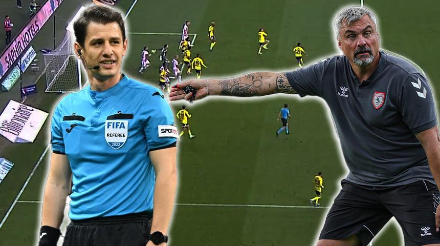 Samsunspor-Fenerbahçe maçında büyük tartışma! Musaba golü attı ama pozisyon ofsayt gerekçesiyle iptal edildi... Tartışmalar başladı...