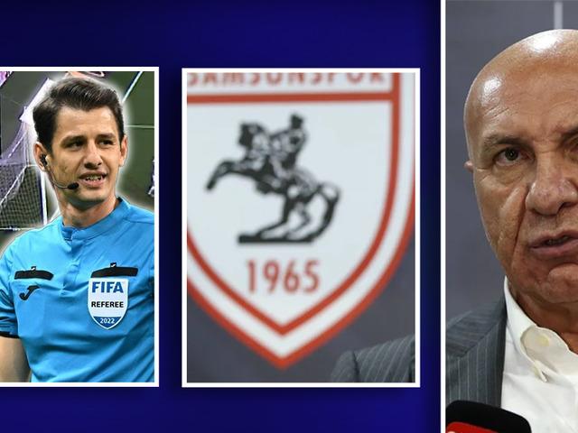 Samsunspor Başkanı Yüksel Yıldırım'dan Fenerbahçe maçı sonrası hakem Halil Umut Meler'e isyan etti! Galatasaray örneği verdi...