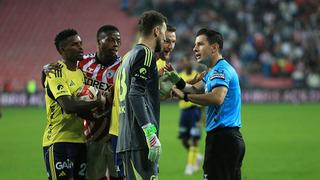 Samsunspor-Fenerbahçe maçının hakemi Halil Umut Meler için ne dediler? beIN Trio ekibinden Samsunspor'un iptal edilen golü için olay yorum... İşte UEFA kuralı! 