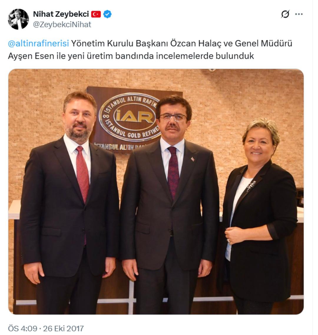 İstanbul Altın Rafinerisi soruşturmasında dikkat çeken kare! İki isim bir arada: Yıllar önceki fotoğraf sosyal medyada gündem oldu 5