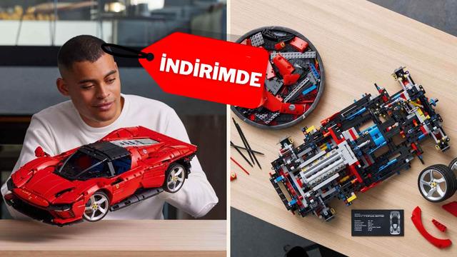 Mükemmel bir koleksiyon parçası: LEGO® Technic Ferrari Daytona SP3 indirimde