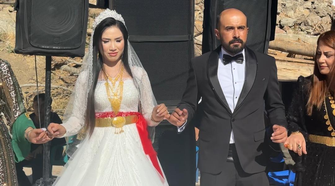 Vietnam dan Yüksekova ya gelin geldi: Müslüman oldu! Altınlar takıldı, halaylar çekildi... 2