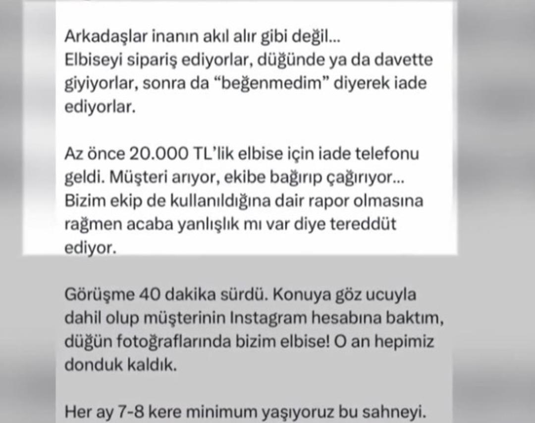 20 bin TL lik alışverişte 1 gün sonra iade! Sosyal medyadaki fotoğrafla yakalandı 2