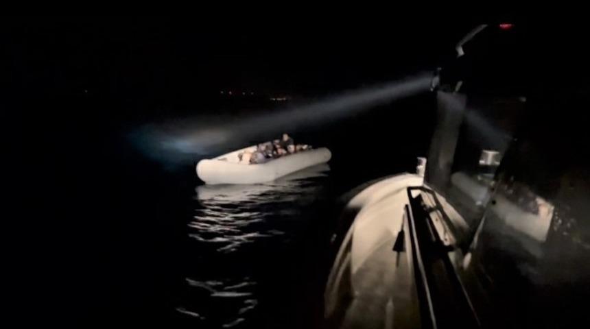 Bodrum’da 33  düzensiz göçmen yakalandı, 21’i kurtarıldı