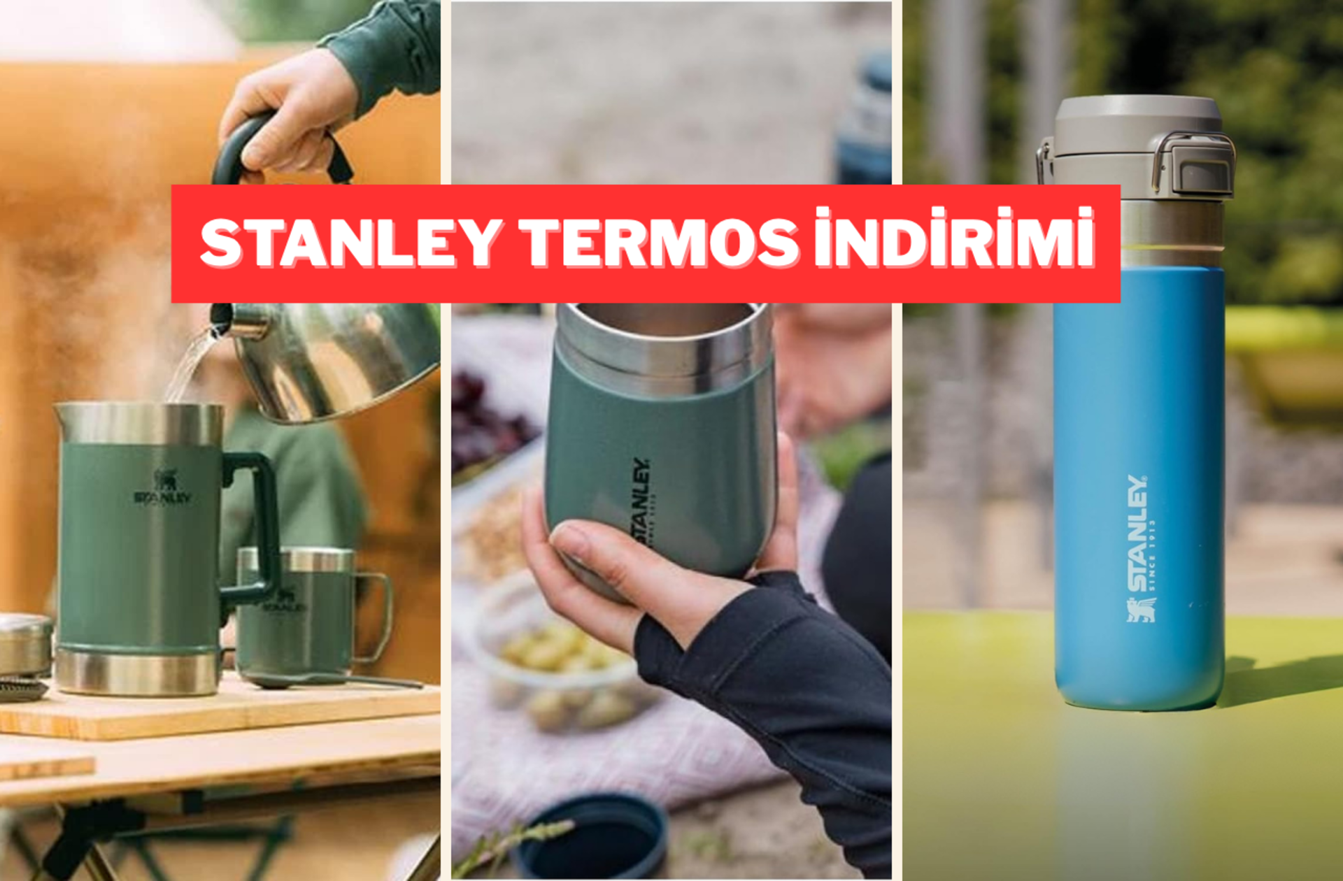 Ömür boyu garantili Stanley termoslar Prime Alışveriş Festivali'ne özel indirimde