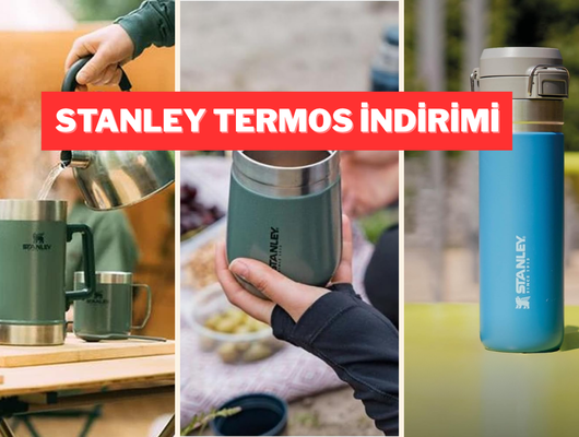 Ömür boyu garanti! Stanley termoslarda indirim başladı