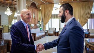 Son dakika | Dikkat çeken bir temas daha! Şara ile Barrack bir araya geldi: Fotoğraflar paylaşıldı