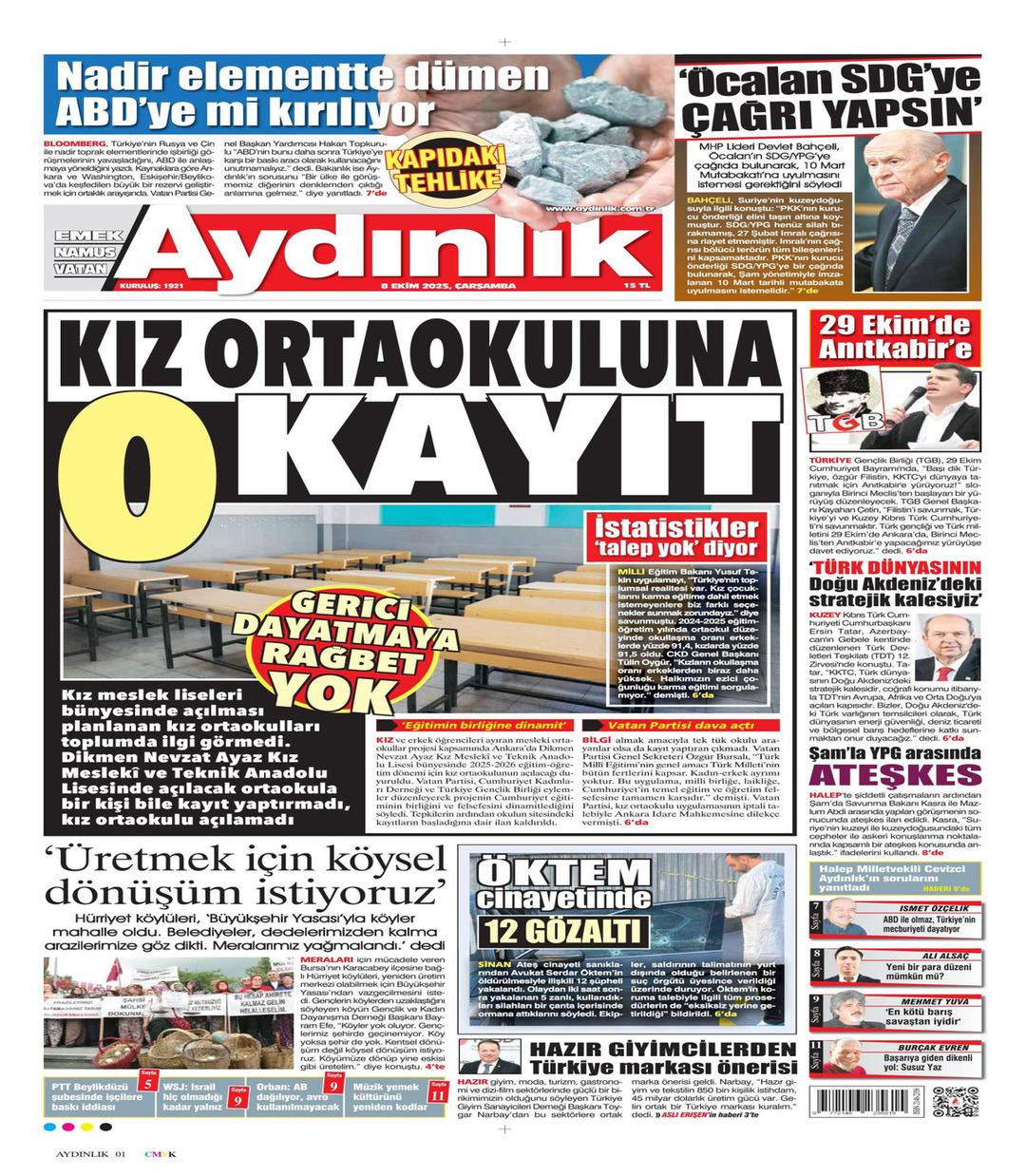 Aydınlık Gazetesi