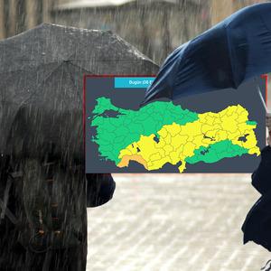 Meteoroloji'den 36 ilde 'sarı kodlu' alarm! Gök gürültülü sağanak yağış geliyor