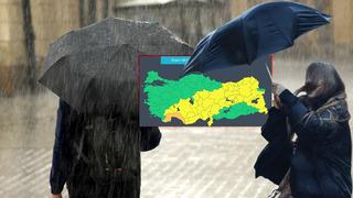 Meteoroloji'den 36 ilde 'sarı kodlu' alarm! Gök gürültülü sağanak yağış geliyor