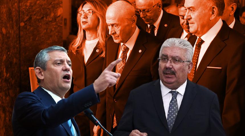 MHP'den Özgür Özel'e çok sert yanıt: "Parmak sallayanın parmağını gözüne sokarız"