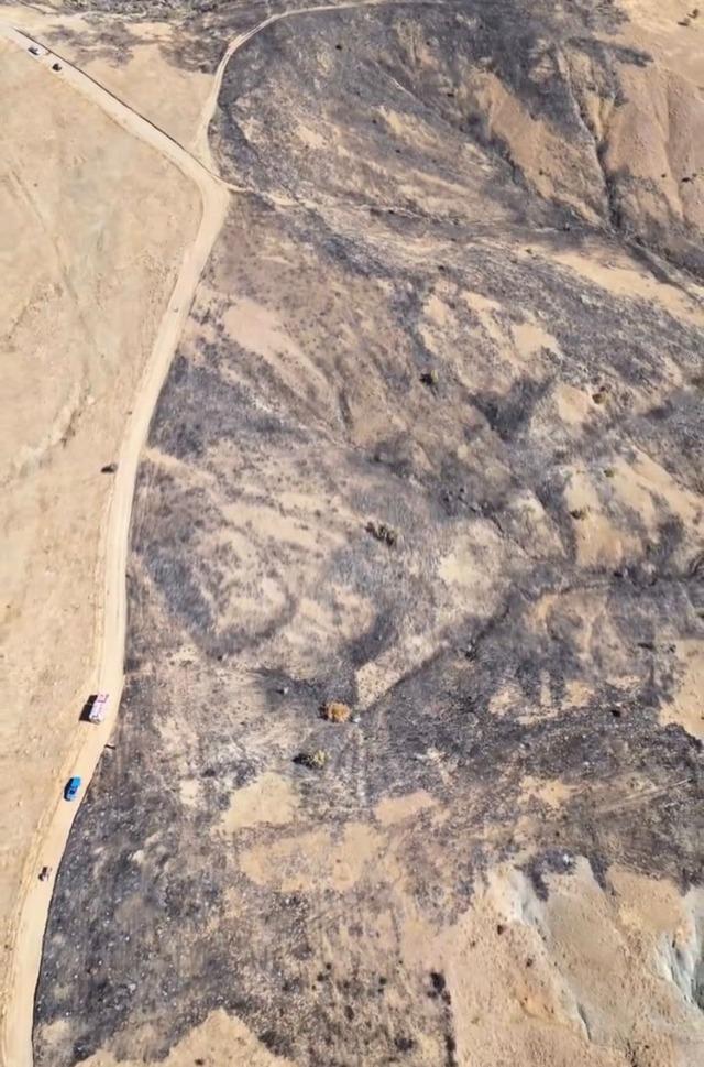 Çankırı’da çıkan arazi yangını söndürüldü 3