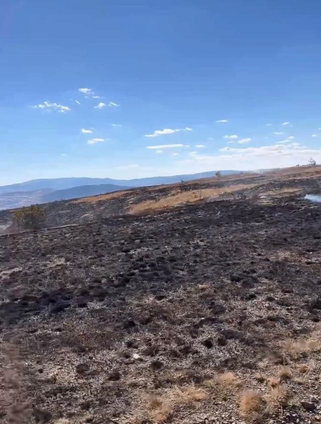 Çankırı’da çıkan arazi yangını söndürüldü 2