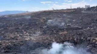 Çankırı’da çıkan arazi yangını söndürüldü