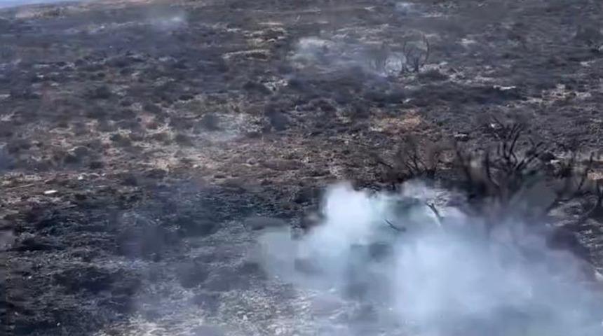Çankırı’da çıkan arazi yangını söndürüldü