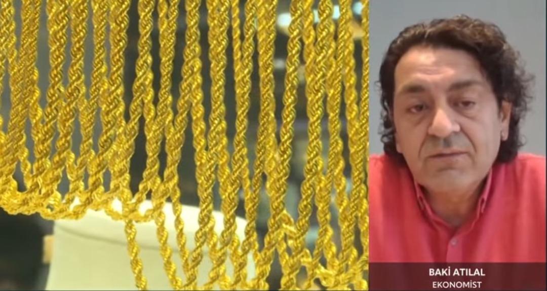 Altın yarım saatte değişiyor  Garip olan nokta şu  Yıl sonu için değil ay sonu için rakam geldi 9