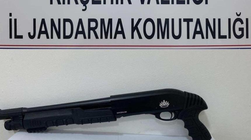 Kırşehir’de ruhsatsız tüfek operasyonu