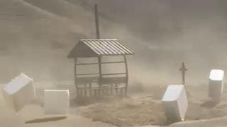 Bitlis'te fırtına etkili oldu