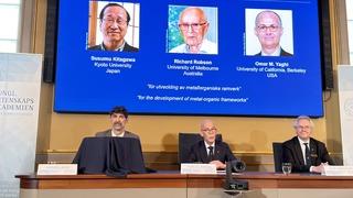 2025 Nobel Kimya Ödülü'nü Susumu Kitagawa, Richard Robson ve Omar M. Yaghi kazandı