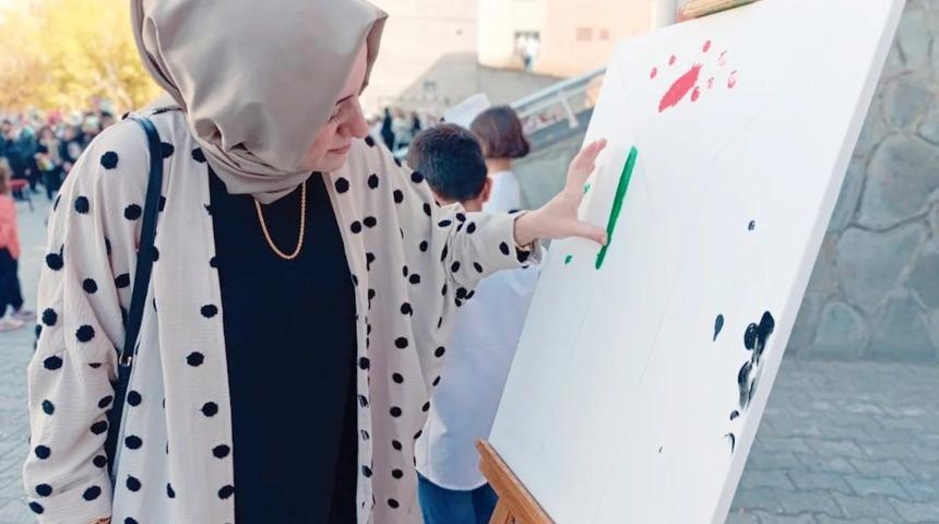 Cengiz Topel İlkokulunda Filistin etkinliği